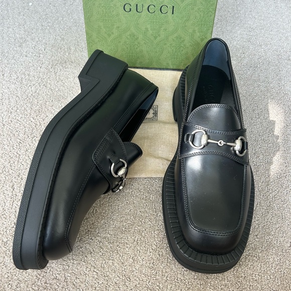 Gucci black horse bit loafers NWT - Picture 2 of 12